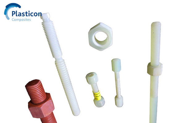 M6-M20 Grado 4.8 Cerniera in FRP Cerniera in plastica rinforzata in fibra bianca