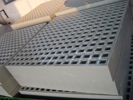1000 mm larghezza Griglia in FRP Griglia in fibra di vetro verde petrochimico