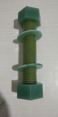 Resistenza all'invecchiamento FRP Hex Head Bolts Metric Thread Superficie liscia