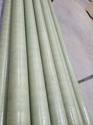 Tubo in fibra di vetro di lunghezza personalizzata con elevata resistenza chimica