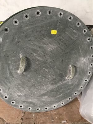 Capo del buco di manovra in fibra di FRP Dimensione personalizzata Buco di manovra in FRP Nero