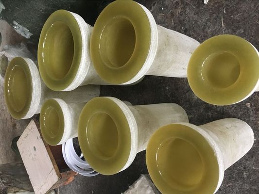 PN6-PN16 GRP flange di tubi di plastica con flange di stucco e macinatura