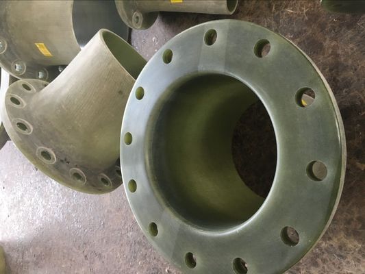 Flancia di plastica rinforzata con fibra di vetro GRP con collegamento a bullone