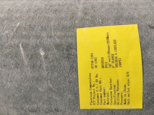 Intervallo di pressione PN6-PN16 GRP Flange Glass Reinforced Plastic Flange GRP