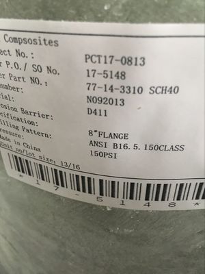 Fibra di vetro rinforzata di plastica GRP flange tubo flange di plastica