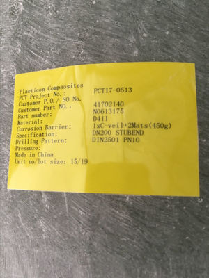 FRP per flange industriali con certificazione ANSI / ASME B16.5