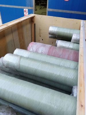 Temperatura 110 °C tubo di FRP standard DIN con spessore CLB 2 mm