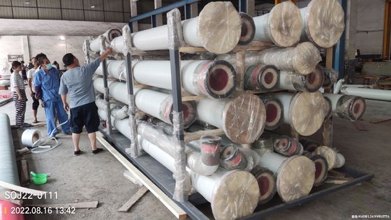 Resistenza alla corrosione tubo GRP Fibra di vetro tubo Temperatura di valutazione 110°