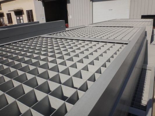 Griglia di fibra di vetro moltiplicata rinforzata quadrata con barra trasversale di 6x6 mm