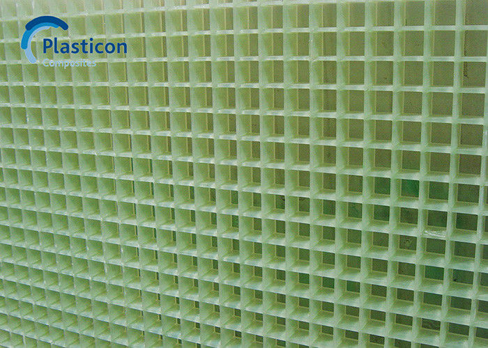 Griglia di pavimento in fibra di vetro rinforzata verde resistente alla corrosione ad alta resistenza
